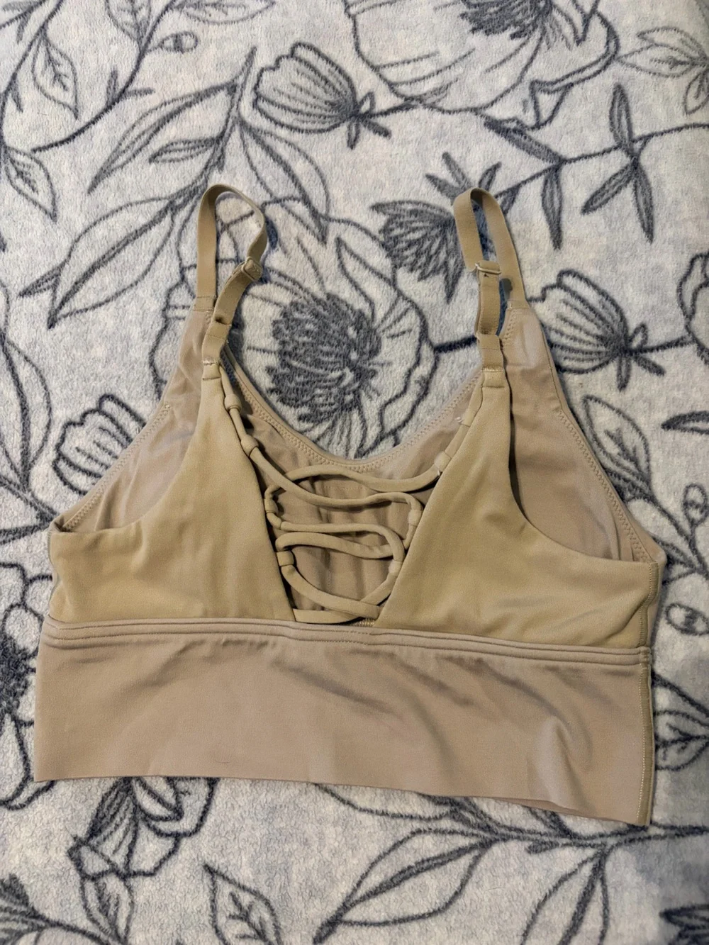 Women’s Seamless Strappy Bralette - Red, Tan, Teal